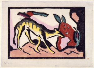 Fabeltier (Beilage zur Luxusausgabe des Almanachs Der Blaue Reiter)