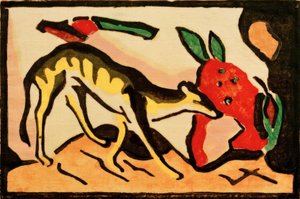 bajarz autorstwa Franz Marc