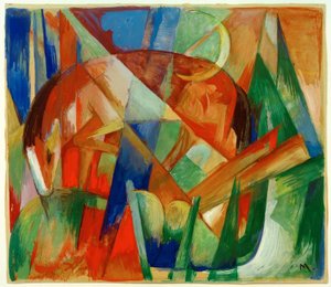 Fabletier II (Pferd) autorstwa Franz Marc
