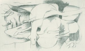 Franz Marc - Szkicownik z terenu - plansza 04 autorstwa Franz Marc