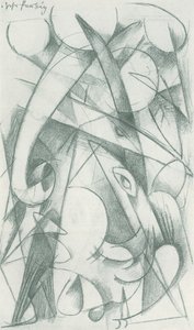 Franz Marc - Szkicownik z terenu - plansza 09 autorstwa Franz Marc