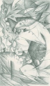 Franz Marc - Szkicownik z pola - plansza 18 autorstwa Franz Marc