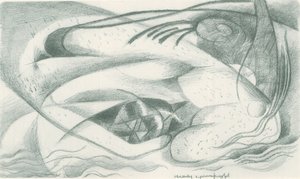 Franz Marc - Szkicownik z pola - plansza 23 autorstwa Franz Marc