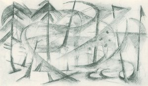Franz Marc - Szkicownik z pola - plansza 35 autorstwa Franz Marc