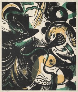 Księga Rodzaju II autorstwa Franz Marc