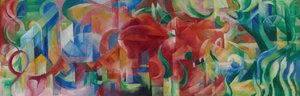 Zabawne kształty autorstwa Franz Marc
