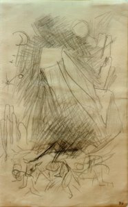 Spadająca góra autorstwa Franz Marc