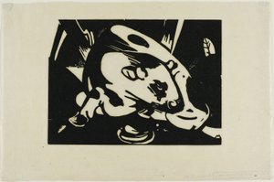 Byk autorstwa Franz Marc