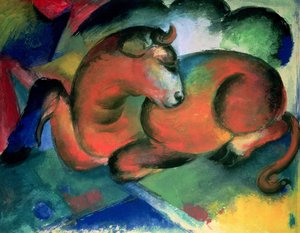 Red Bull autorstwa Franz Marc