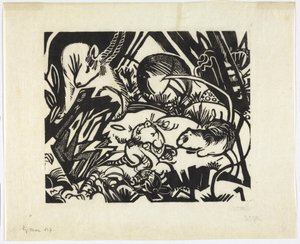 Legenda poziomu autorstwa Franz Marc
