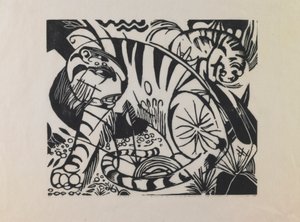 Tygrys autorstwa Franz Marc