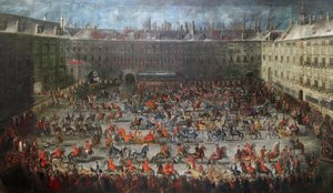 Sleighride dworu cesarskiego autorstwa Franz Michael Augustin von Purgau