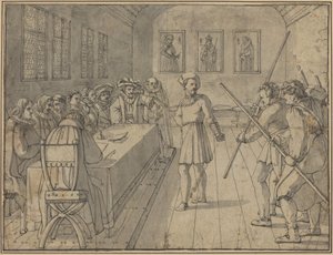 Scena z IV aktu z „Gotz von Berlichingen” Goethego