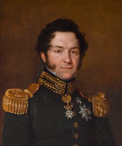 Portret Jean-Noé-Godefroy de Polier-Vernand 1782-1833, 1823. autorstwa Franz Seraph Stirnbrand