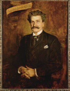 Johann Strauss syn ... (obraz na płótnie) autorstwa Franz Seraph von Lenbach