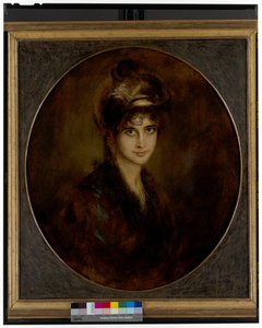 Portret księżniczki Aldobrandini autorstwa Franz Seraph von Lenbach