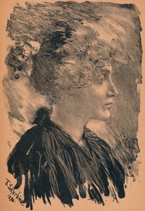 Szkic F. Skarbina, 1896, 1898
