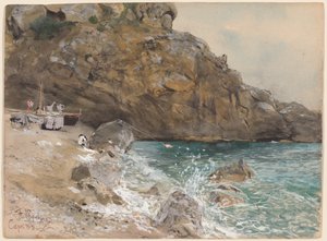 Plaża w Marina Piccola, Capri