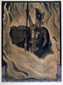 Odyn wzywa ogień, c.1914 (kolor lito)