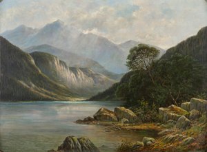 Badersee z Wetterstein autorstwa Franz Stephan Paschinger