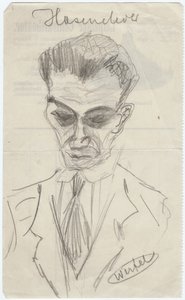 Portret Waltera Hasenclevera 1890-1940, początek lat 30. autorstwa Franz Werfel