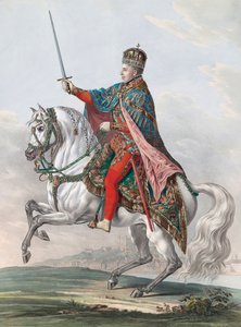 Cesarz Ferdynand I Austriacki na koniu