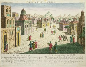 Stare i Nowe Delhi (akwatinta)