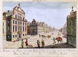 Widok na ratusz, Boston