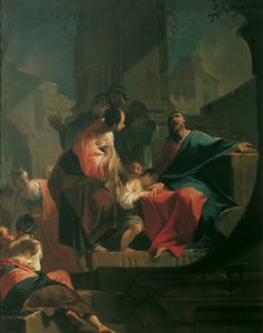 Chrystus błogosławi dzieci autorstwa Franz Xaver Karl Palko
