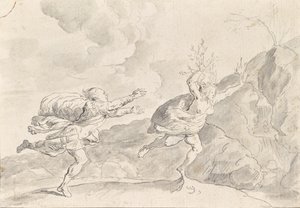 Transformacja Daphne w drzewo laurowe autorstwa Franz Xaver Wagenschon