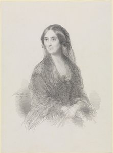 Portret kobiety w hiszpańskim stroju, siedzącej, półpostaciowy autorstwa Franz Xaver Winterhalter