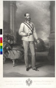 Cesarz Austrii Franciszek Józef I autorstwa Franz Xaver Winterhalter
