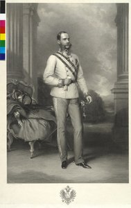 Cesarz Austrii Franciszek Józef I autorstwa Franz Xaver Winterhalter