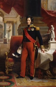 Francuski:  Louis-Philippe 1er, roi des Français (1773-1850) Ludwik Filip I, król Francuzów (1773-1850) autorstwa Franz Xaver Winterhalter