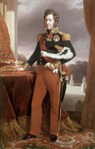 Ludwik Filip, król francuski (olej na płótnie) autorstwa Franz Xaver Winterhalter