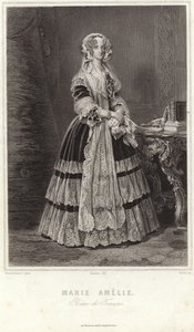 Maria Amalia z Neapolu i Sycylii autorstwa Franz Xaver Winterhalter