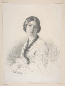 Portret baronowej Gudin, z domu Margareth Louis Hay autorstwa Franz Xaver Winterhalter