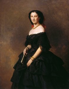 Portret księżnej Elizawety Aleksandrownej Bariatinskiej, z domu księżna Czernyszewa 1826-1902. autorstwa Franz Xaver Winterhalter