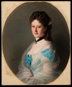 Portret Olgi von Grunelius autorstwa Franz Xaver Winterhalter