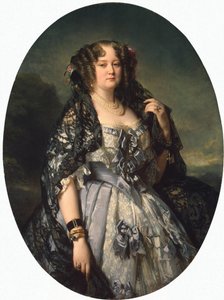 Portret księżniczki Zofii Radziwiłł, 1864 autorstwa Franz Xaver Winterhalter