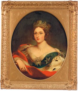 Portret królowej Wiktorii autorstwa Franz Xaver Winterhalter