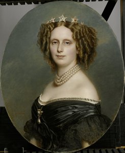 Portret Zofii Frederiki Matyldy (1818-77), księżnej Wirtembergii autorstwa Franz Xaver Winterhalter