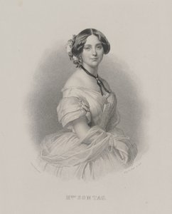 Portret śpiewaczki operowej Henriette Sontag 1806-1854, ok. 1930 r. 1850. autorstwa Franz Xaver Winterhalter