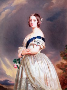 Królowa Wiktoria (1819-1901) 1842 autorstwa Franz Xaver Winterhalter