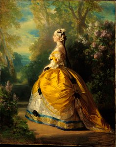 Cesarzowa Eugenia (Eugénie de Montijo, 1826-1920, Condesa de Teba) autorstwa Franz Xaver Winterhalter