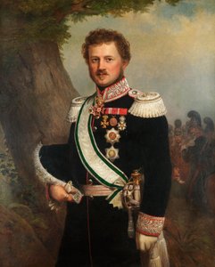 Portret Emila, księcia Hesji i Renu 1790-1858 , c. 1850. autorstwa Franz Xaver Winterhalter School of .