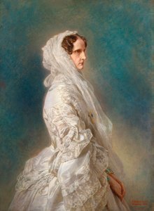 Portret cesarzowej Aleksandry Fiodorownej Charlotte z Prus, 1856. autorstwa Franz Xaver Winterhalter