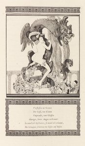 Ilustracja do Pięknej dziewczyny autorstwa Pao autorstwa Otto Juliusa Bierbauma, 1909-1910.