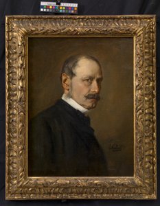August Pettenkofen, malarz autorstwa Franz von Lenbach