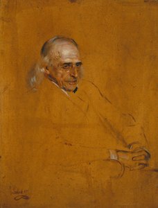 Theodor Mommsen. Studium autorstwa Franz von Lenbach